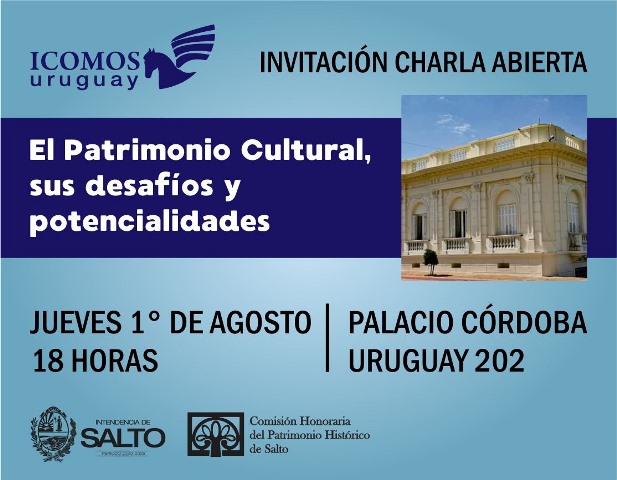 Charla abierta: El Patrimonio Cultural, sus desafíos y potencialidades