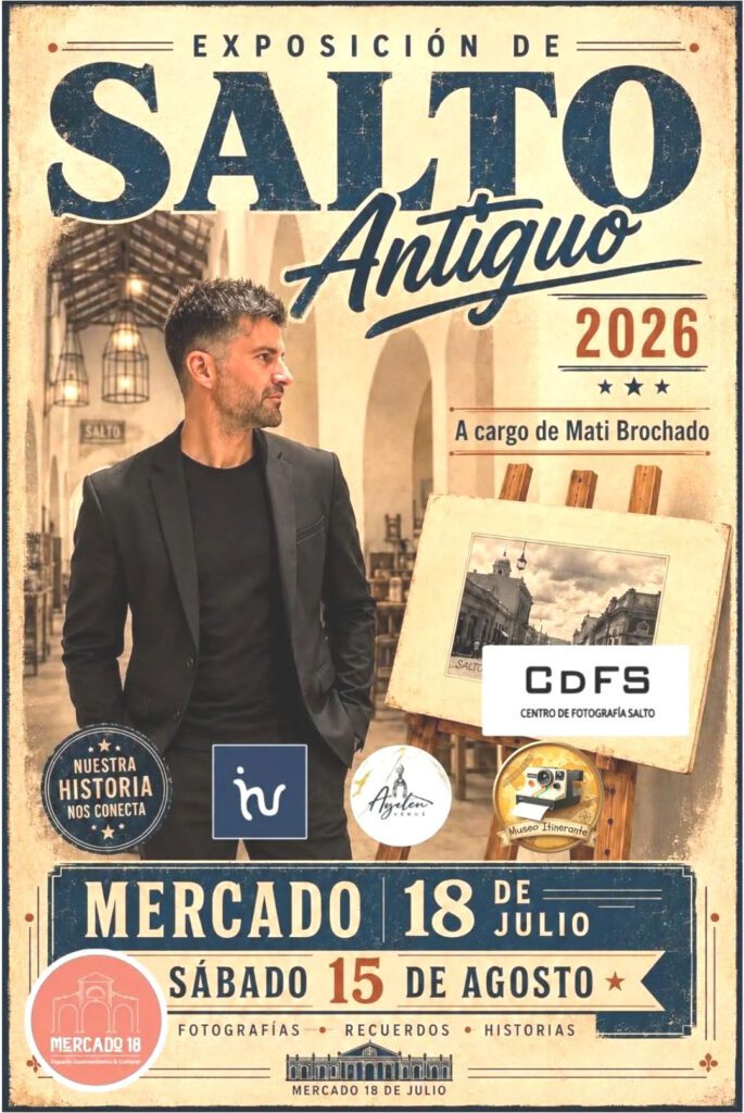 Salto Antiguo presenta su segunda exposición fotográfica en el Mercado 18 de Julio.