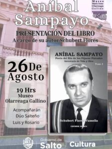 Presentación del libro «Aníbal Sampayo: Poeta del Río de los Pájaros Pintados»