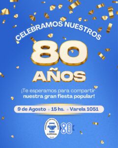 AJUPENSAL cumple 80 años.