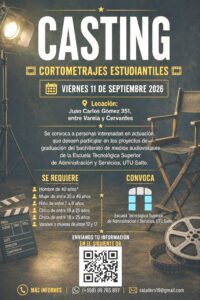 CASTING CORTOMETRAJES ESTUDIANTILES