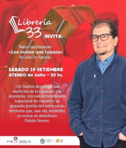 Presentación del libro «Los restos que fuimos», de Luis Do Santos.