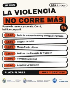 LA VIOLENCIA NO CORRE MÁS. INJU 5K 2026