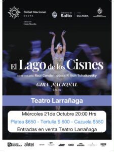 ¡El Ballet Nacional SODRE llega a Salto con El Lago de los Cisnes!